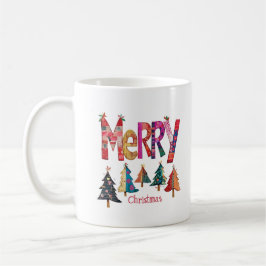 Caneca De Café Árvores de Natal felizes