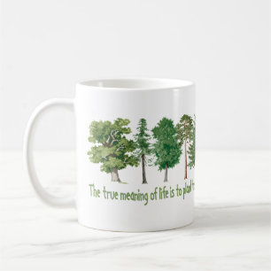 Caneca De Café Árvores de Plantas - Tree Lover, Hugger