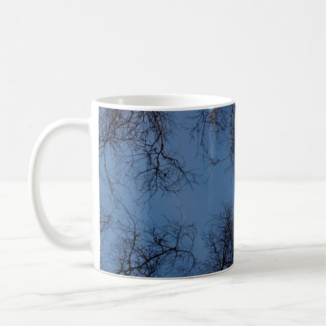 Caneca De Café Árvores de seda escura (Esquerda)
