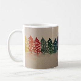 Caneca De Café Árvores do Arco-Íris