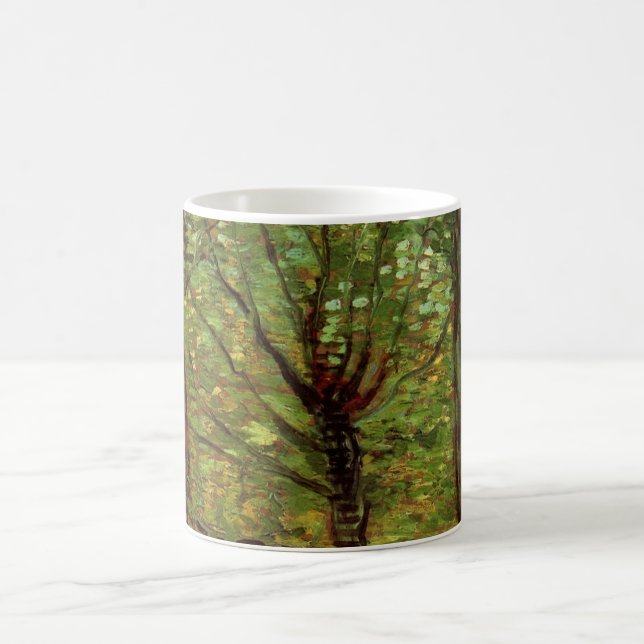Caneca De Café Árvores e Sub-bosque por Vincent van Gogh (Centro)