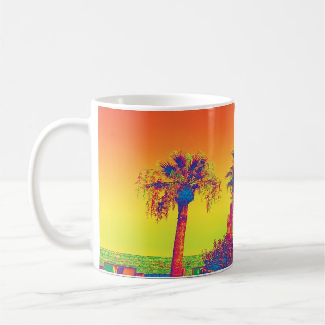 Caneca De Café Árvores em Chipre (Esquerda)