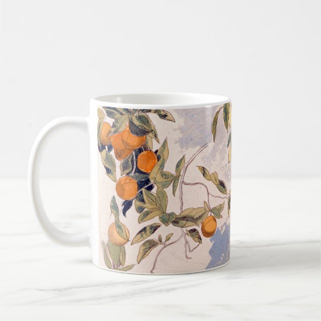 Caneca De Café Árvores frutas - Edward Lear (Esquerda)