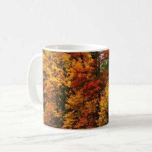 Caneca De Café Árvores Laranja do Outono