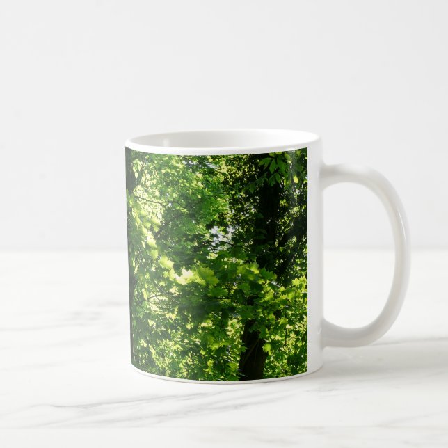 Caneca De Café Árvores na Primavera. Bute Park, Cardiff. Gales (Direita)