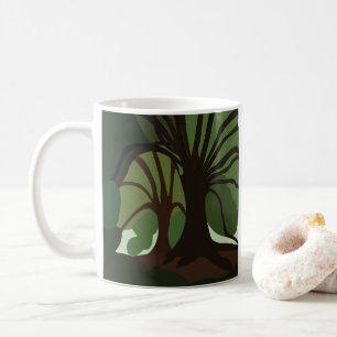 Caneca De Café Árvores Natureza Botânica