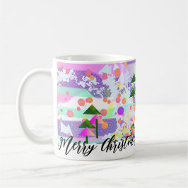 Caneca De Café ÁRVORES STARS Feliz Natal