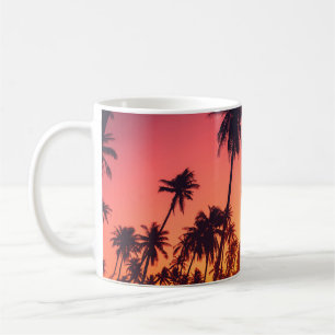 Caneca De Café Árvores tropicais