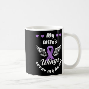 Caneca De Café As Asas da Minha Esposa Cobrem Meu Coração Conscie