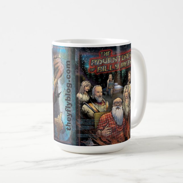 Caneca De Café As Aventuras de Billy Meier Web-Comic (Frente Esquerda)