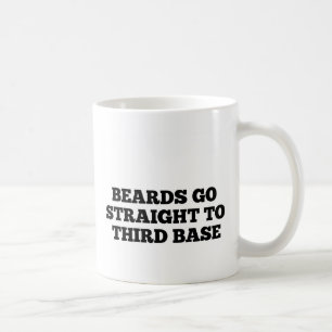 Caneca De Café As barbas vão hetero à terceira base bestselling