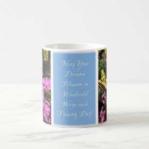 Caneca De Café As bênçãos Pastel da borboleta agridem - luz -