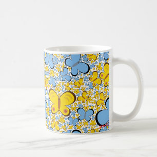 Caneca De Café as borboletas estão livres
