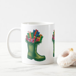 Caneca De Café As Botas Novas do Papai Noel