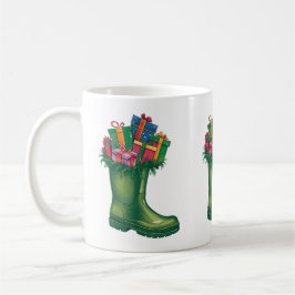 Caneca De Café As Botas Novas do Papai Noel