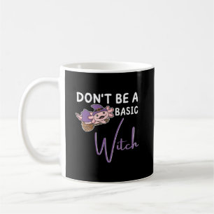 Caneca De Café As Bruxas do Dia das Bruxas Axolotl não são bruxas