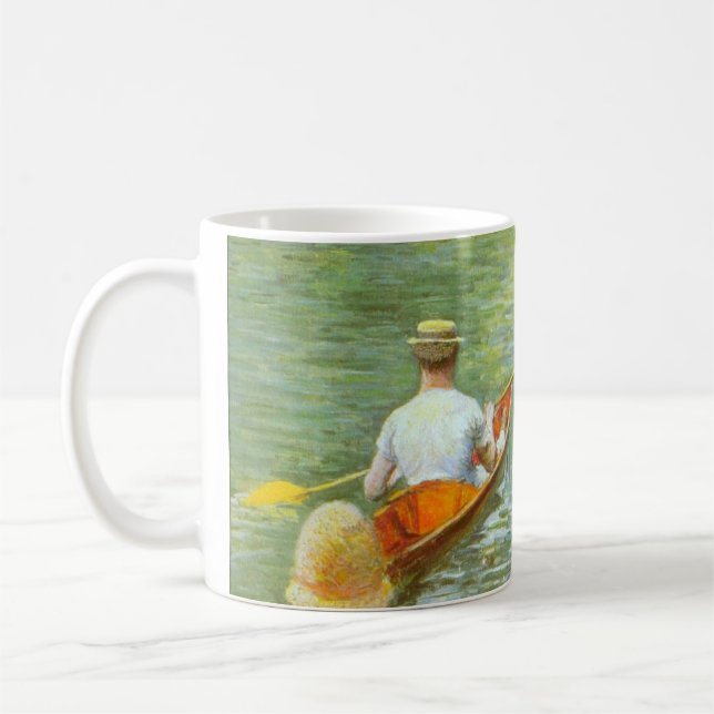Caneca De Café As canoas, perissois de Gustave Caillebotte (Esquerda)