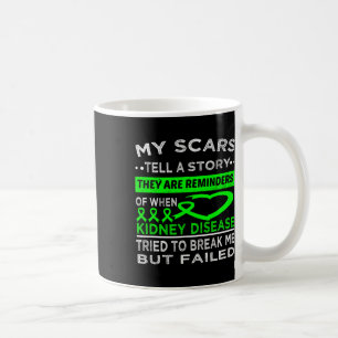 Caneca De Café As cicatrizes contam uma história do guerreiro da 
