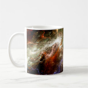 Caneca De Café As cores da série, tinta de Rico. Plano de Fundo