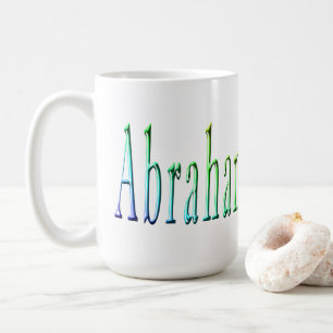 Caneca De Café "As Cores de Abraão: Uma Jornada em Verde, Azul,