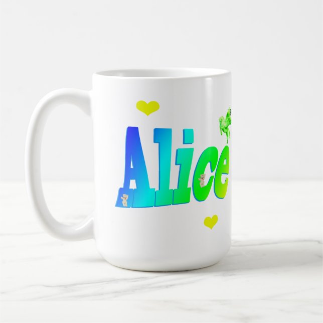 Caneca De Café As Cores Para Alice, (Esquerda)