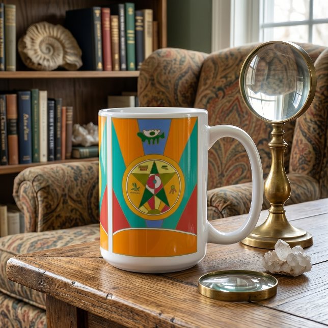 Caneca De Café Ás de Ouros (Criador carregado)