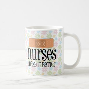 Caneca De Café As enfermeiras fazem-no melhor, atadura