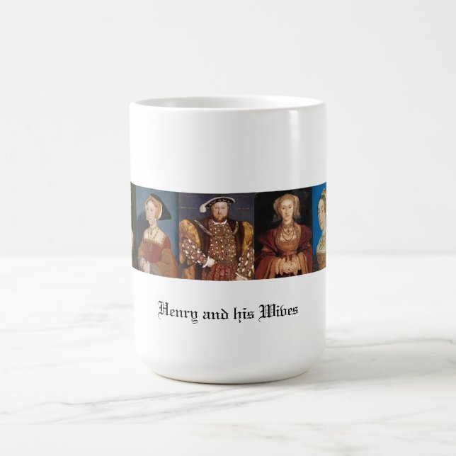 Caneca De Café As esposas de Henry VIII (Centro)