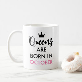 Caneca De Café As filas estão em nascer - Mês e cor personalizado