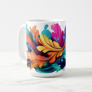 Caneca De Café As Folhas Enfurecidas
