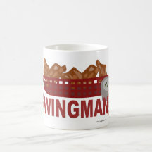 As forças armadas do Wingman olham o slogan da