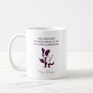 Caneca De Café As Grandes Histórias Começam na Sala de Aula de In