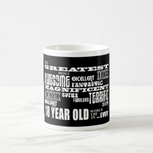 Caneca De Café As grandes pessoas de 18 anos festa de aniversári