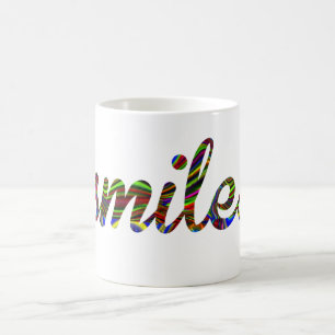 Caneca De Café as impressões positivas dos sorrisos projetam a