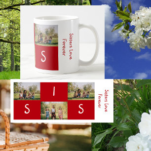 Caneca De Café As irmãs bonitas adoram fotos personalizadas do S