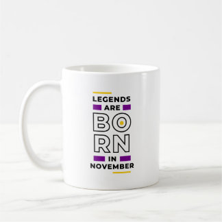 Caneca De Café As legendas estão a nascer em novembro