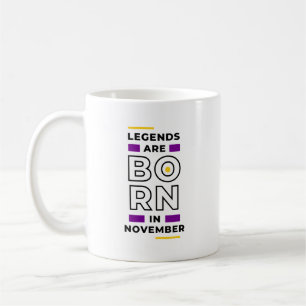 Caneca De Café As legendas estão a nascer em novembro