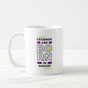 Caneca De Café As lendas estão a nascer em agosto