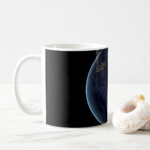Caneca De Café As Luzes da Terra à Noite