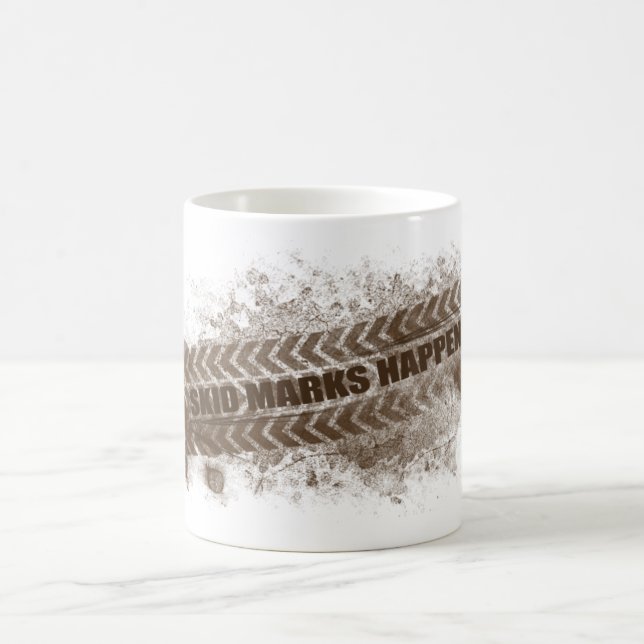Caneca De Café As marcas de patim acontecem (Centro)