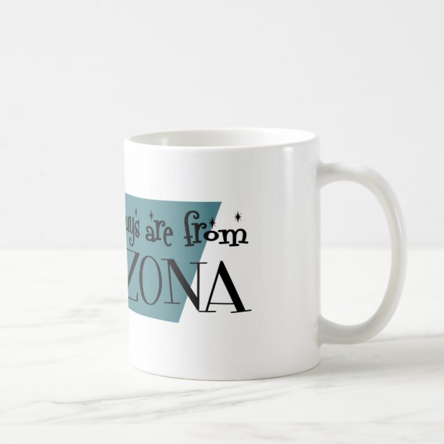 Caneca De Café As melhores Caras são da Arizona (Direita)