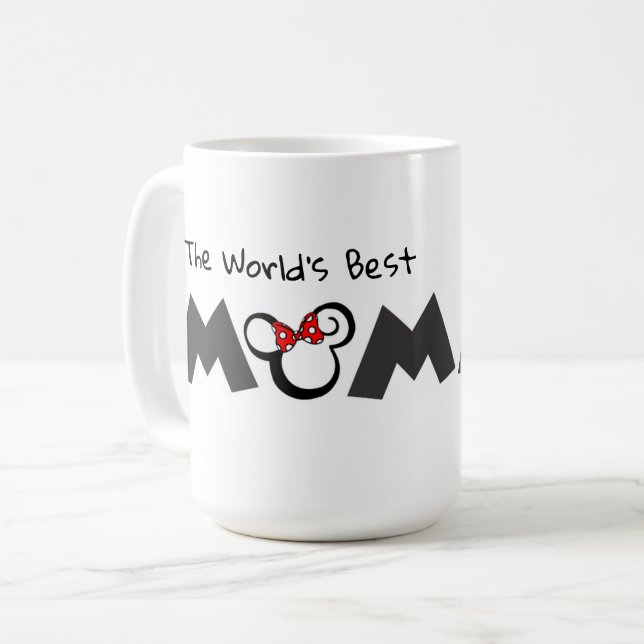 Caneca De Café As melhores Mamães do mundo (Frente Esquerda)