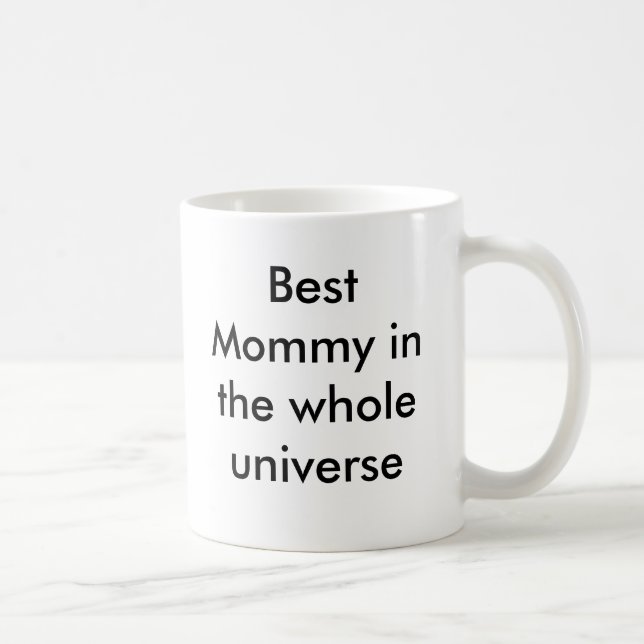 Caneca De Café As melhores mamães no universo inteiro (Direita)