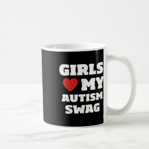 Caneca De Café As Meninas Adoram Meu Autismo Trocam O Engraçado D