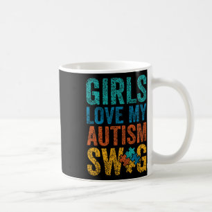 Caneca De Café As Meninas Adoram O Meu Autismo Suportamento Aos A