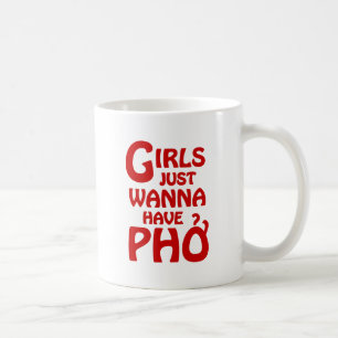 Caneca De Café As meninas apenas querem ter Phở