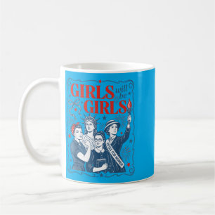 Caneca De Café As Meninas Serão Meninas Patriota Feminista 4 De J