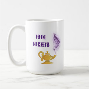 Caneca De Café As Mil e Uma Noites Aladdin Gênio Mágico