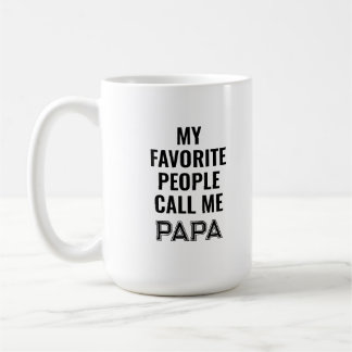 Caneca De Café As Minhas Pessoas Favoritas Chamam-Me Papa Mug