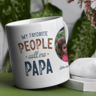 Caneca De Café As Minhas Pessoas Favoritas Chamam-Me Papa Persona